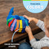 Counting Buckle Toys - Blu Whale - Develop Motor Skills and Problem Solving - and Color Recognition - Easy Travel Toy