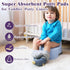 JOJHDR 50 Packs Super Absorbent Potty Pads Disposable Potty Absorbent Pads Toilet Chair Liners for Training Toddlers