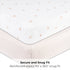 Pack 2 Pack Set Pack 100% 38x24x5 Elys & Co. and Play Sheets, for Mini/Portable Crib, Fitted Playpen Play Yard Sheet