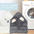 2 Pack Hooded Baby Towels - Premium Ultra Soft Organic Baby Bath Towel Absorbent and Hypoallergenic Towels for Baby Boy