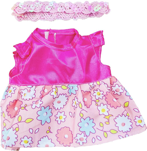 Baby Doll Clothes - 6 Sets of Dresses for 10-12 Inch Dolls with Accessories