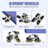 8WD 2.4GHz Programmable 3 4 5 6 7 8 Paaxido Stunt RC Car Robot Dog Toys, Remote Control Car Dog Toys with LED Eyes
