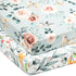 GRSSDER Stretchy Ultra Soft Jersey Knit Fitted Pack n Play Sheets Set 2 Pack, Portable/Mini Crib Sheets for Girls, Watercolor Flowers and Fruits by GRSSDER