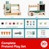 Set Counter 3+ TOP BRIGHT Wooden Ice Cream Pretend Play Toys, Play Kitchen for Kids with Ice Cream & Scoop & Menu