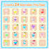 24 Set, 8+ Crelloci DIY Mini Drink Shop Toy, Making Miniature Juice Drinks Cream Material Kit, NOT Edible, Collectible