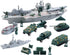 18 Inches deAO Aircraft Carrier Toy with Scale Model Warplanes Warships Military Vehicles Battleship Helicopter Planes