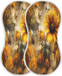 Bulletgxll Set 4, Sunflowers and Bees Unisex Baby Burp Cloths of Soft Absorbent Organic Cotton Muslin Burping Cloths