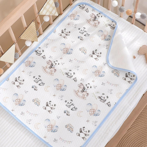 Generic 70x50cm Changing Mat - Waterproof Reusable Diaper, Pad Cover Soft Breathable Liner with Quick Absorb for Infant