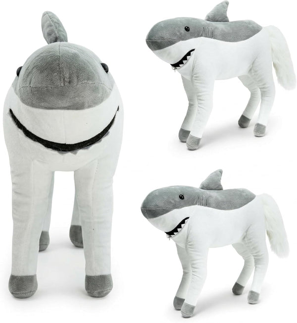 Randimals Plush Toy Stuffed Animal Mix - Horse & Shark Hybrid Stuffed