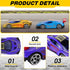 6 4-8 HyDren Pcs Color Changing Cars Bath Toys for Kids Vehicles in Water Goodie Bags Fillers Sensory Toys Bathtub Race