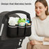 Longomat Stroller Caddy Stroller Organizer With Cup Holder, Non Slip Straps Stroller Bag for Phone, Pet Stroller