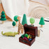 balacoo 1 Set Mini Pirate Treasure Chests - Vintage Pirate Jewelry Storage Box with Lock and Jewels Crafting Children's