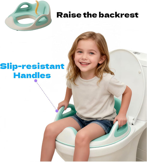 Potty Training Seat for Boys and Girls Baby Potty Training Seat with Detachable Soft Cushion Sturdy Handle