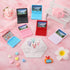 6 Pieces 1:12 Dollhouse Mini Laptop & 4 Pieces Mini Bottle Ice Cream – Simulation Notebook Lovely Folding Laptop Model