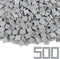 Light Bluish Gray 2×2 Tile, 500 Parts and Pieces Flat MOC Bricks, Bulk Building Blocks for Major Brands