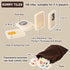 Deluxe Rummy Cube Game Set - 106 Tiles Classic Wooden Game with 4 Handmade Racks & Portable Canvas Bag