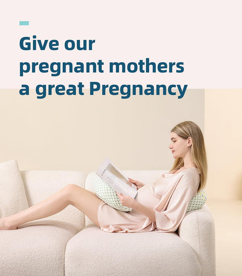 Oternal Pregnancy Pillow for Pregnant Women Comfortable Maternity Pillow for Side Sleepers, Supports Back, Belly, HIPS