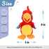 Hopearl Talking Parrot Toy, Interactive Animated Plush Buddy that Repeats What You Say, 8''