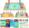 QZMTOY Large Fast Sling Puck Game Air Hocky Table Game Bowling Games