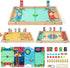 QZMTOY Large Fast Sling Puck Game Air Hocky Table Game Bowling Games