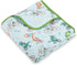 LollyBanks Muslin Quilt, 100% Cotton Lightweight 6-Layer Baby Blanket for Boys and