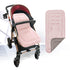 Baby Stroller Cushion - Universal Soft Infant Car Seat Insert, 100% Cotton Cover, Grey and Pink, 34x78cm, 1 Pack.