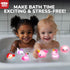 6 4-8, TOY Life PCS Mermaid Light Up Bath Toys for Kids Ages No Hole Glow Bath Toys for Kids, Baby Toddler Bath-Time