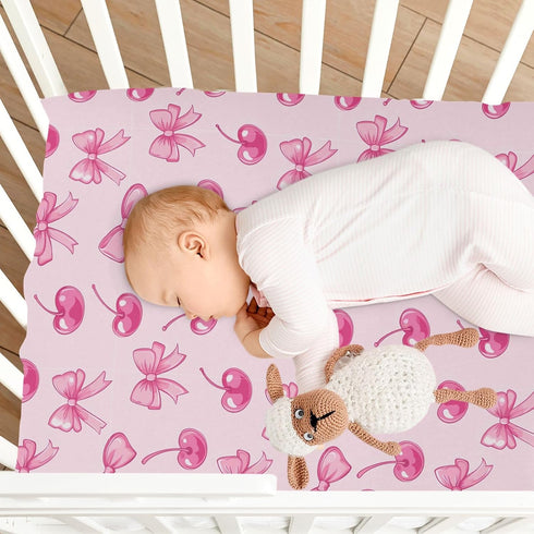 Pack 1, 39" 27" Pfrewn Mini Crib Sheets, n Play Sheets, Stretchy Portable Fitted Playard Sheet, Convertible Playard