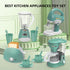 Kitchen Appliances Toys - Toy Kitchen Set with Blender, Coffee Maker, Mixer, and Toaster for Kids Ages 3+