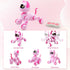 Ysityum Programmable 3+ Remote Control Robot Cat Toy - RC Robotic Cat for Kids, Interactive Smart Robot Pet with Light