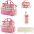 5PCS Baby Nappy Diaper Bags Set Mummy Diaper Shoulder Bags
