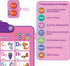 123s 3 2 3 4 5 Just Smarty Interactive Alphabet Wall Chart | Talking ABCs & Music Poster with Interactive Light |