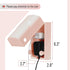 Bates Baby Safety Outlet Cover Box, Pink Plug Covers for Baby Proofing, Socket Covers for Child Safety