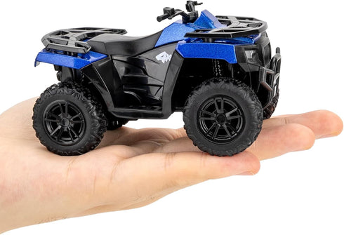 RMZ City 1:36 ATV Off Road Vehicle Model Car, Diecast Pull Back Beach Motorcycle Toy Car for Kids Boy Girl, Car Model