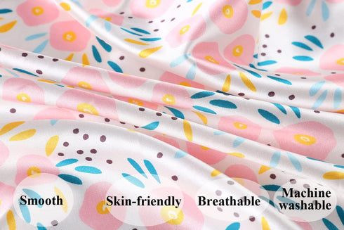 Tcmyyund Set 2 Pack Bassinet Sheet Satin Ultra Soft Silk Fit for Rectangle, Hourglass, Oval Bassinet Mattress Protect