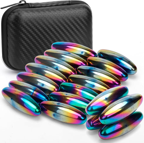 Rattle Snakes Magnetic Eggs, Fidget Toy Hematite Magnet for Adults, Fridge Magnets