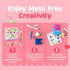 10 4-8, 3 4 5 6 7 8 Mumaloo Unicorn Craft Box - Fun Arts and Crafts for Kids Ages No Mess, Educational, Mermaid Art