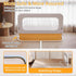 48in Baby Bed Guard Rail for Toddler - Adjustable Heights, Swing Down Bedrail, Extra Tall Child Safety Side Railing