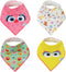 Copper Pearl Baby Bandana Bibs - 4 Pack Soft Cotton Bibs for Drooling & Teething, Adjustable Fit, Many Styles
