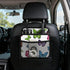 PPIKTC Spacious Hanging Auto Seat Organizer with Ventilated Mesh Pockets for Wet Wipes and Baby Supplies, Beautiful