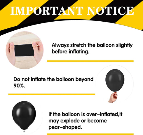 102pcs 18/12/10/5 Inch 2nd 3rd Construction Birthday Party Decorations Balloon Garland Arch Kit with Foil Excavator