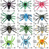 FLORMOON Realistic Animal Figures, 12 Pieces Plastic Halloween Spider Toys for Kids, Educational Learning Birthday Gift