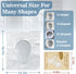 RAINFLOW 10 Pack Toilet Seat Covers Disposable Flushable - Portable Travel Toilet Seat Cover, Individually Wrapped