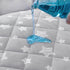 2 Pack, 52" 28" 8", Crib Mattress Protector Waterproof Quilted Crib Mattress Pad Cover x Extra Soft Breathable Toddler