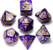 7-Die RPG Polyhedral Dice Set for Dungeon and Dragons D&D MTG, D20 D12 D10 D8 D6 D4 D% (Purple)