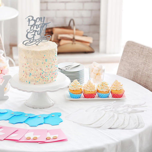Cotton Baby Bibs in Solid White | Ideal for Feeding & Baby Shower Games