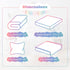 4 Sets Set Set Piece White Boho Toddler Bedding for Girls Colorful Pom Pom Comforter Jacquard Tufted Dot Crib Bed