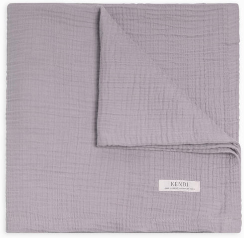 Colored Organics Baby Organic Cotton Swaddle - Infant Receiving Blanket - Lilla