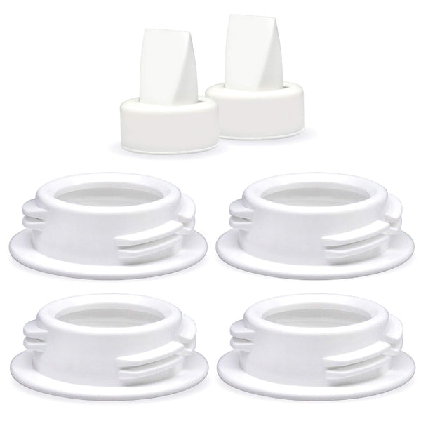 Maymom Baby Bottle Thread Changer for Spectra S1 S2 Pumps, Compatible with Medela Bottles, Includes Duckbills
