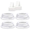 Maymom Baby Bottle Thread Changer for Spectra S1 S2 Pumps, Compatible with Medela Bottles, Includes Duckbills
